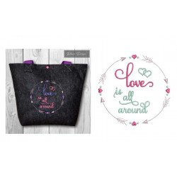 Stickdatei - Love is all around